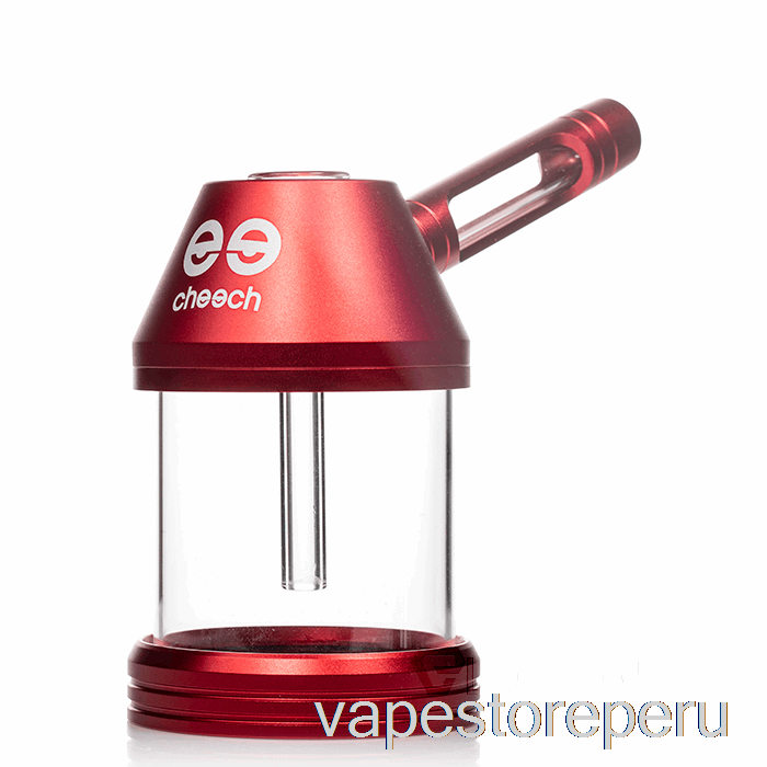 Vape Desechable Cheech Vidrio Metal Aceitera Burbujeador Rojo